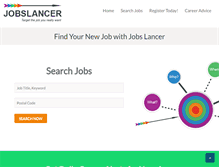Tablet Screenshot of jobslancer.com
